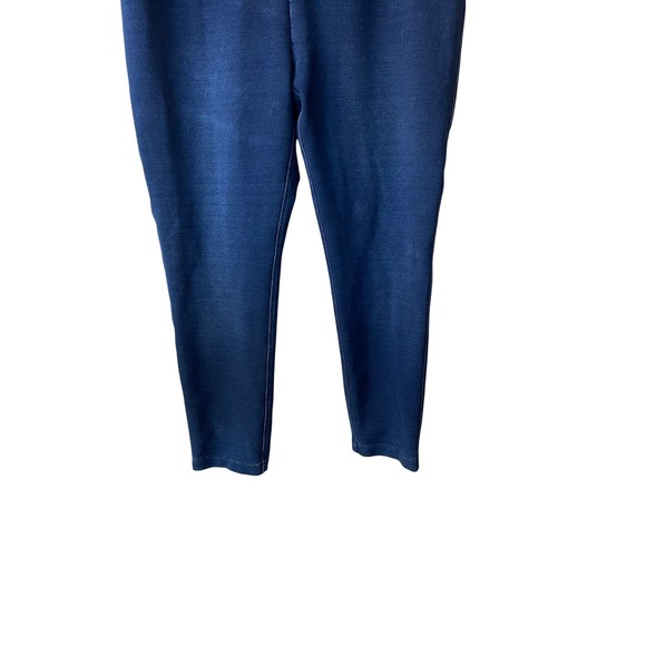 Chicos Pull On Capri Jeans Size L Stretch Straight Leg Jeggings Ankle Short - Picture 2 of 10